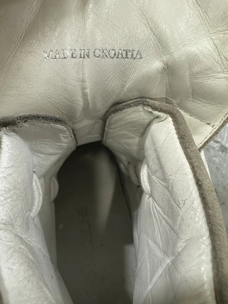 Kris Van Assche Beige Suede Leather Laced High Sneakers (43eu/us9.5) OaNbbms 8