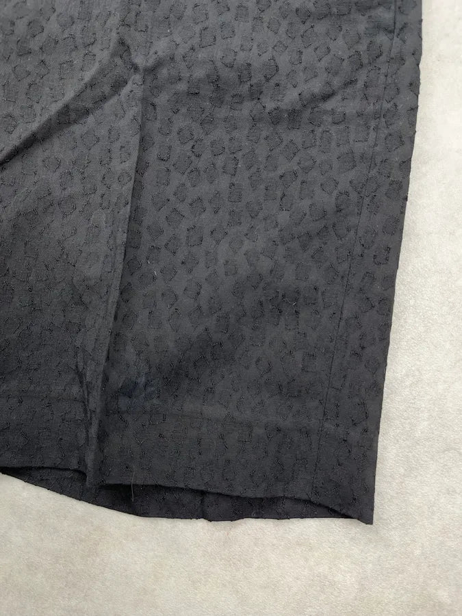 2010s Kris Van Assche Black Leopard Jacquard Shorts yFJHgff 7