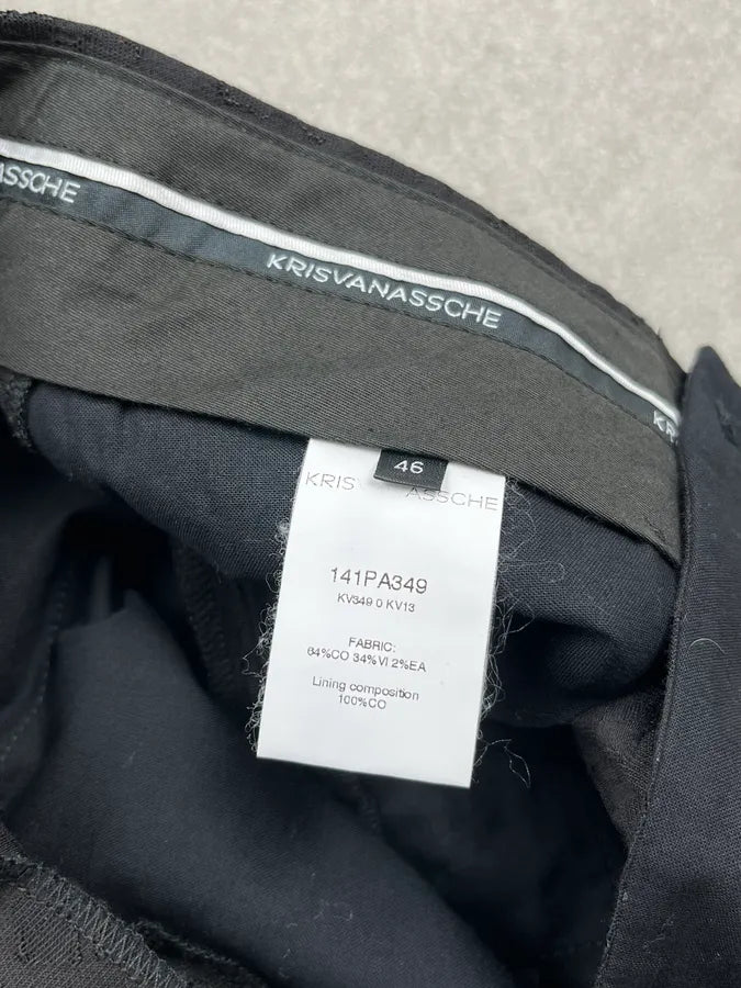 2010s Kris Van Assche Black Leopard Jacquard Shorts yFJHgff 9