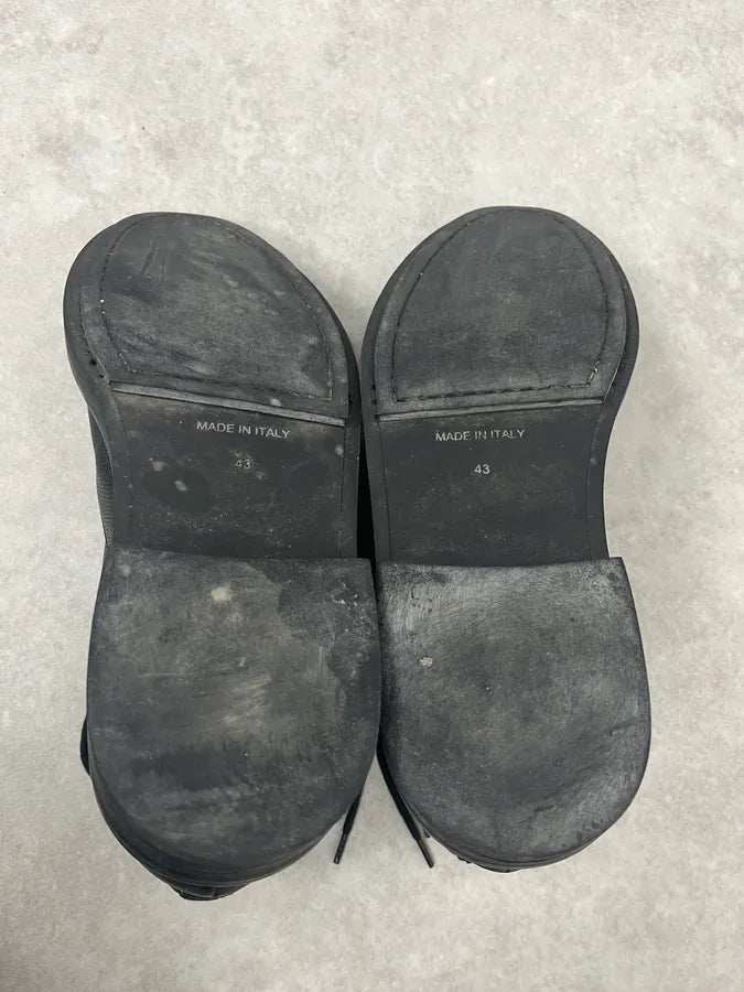 Kris Van Assche Black Leather Boots DMLUTST 6