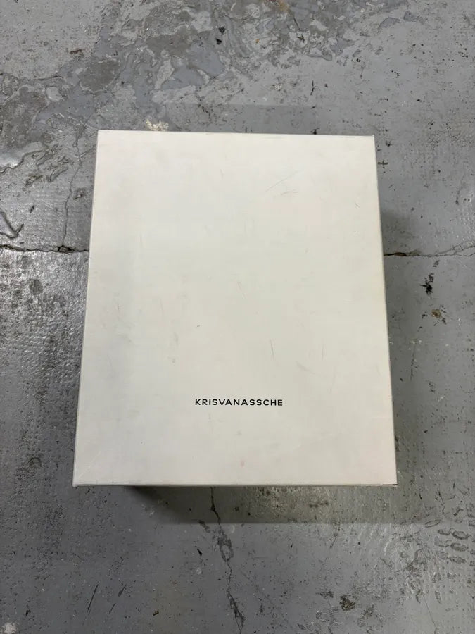 Kris Van Assche Black Leather Laced Backzip Sneakers (39.5eu/us6.5) RCWxmhG 11