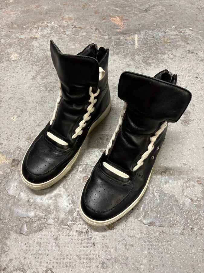 Kris Van Assche Black Leather Laced Sneakers (42eu/us8.5) DLIDyvX 2