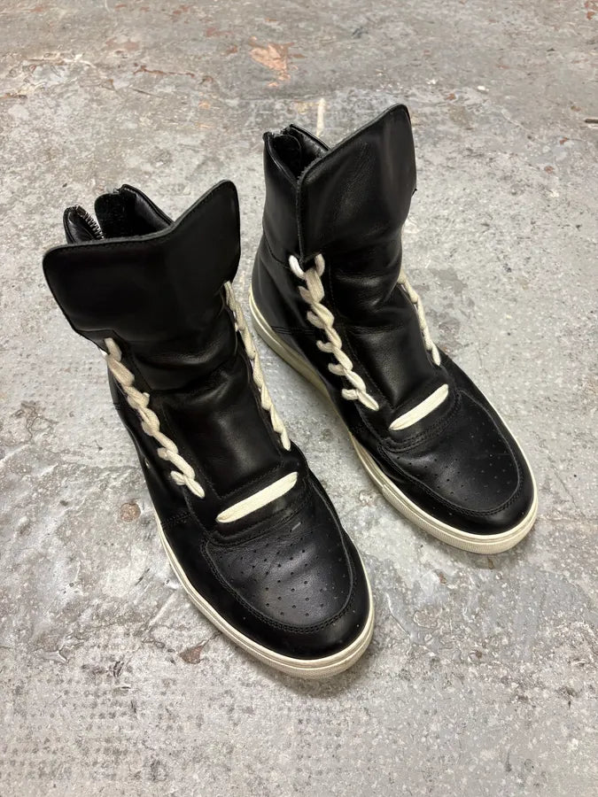 Kris Van Assche Black Leather Laced Sneakers (42eu/us8.5) DLIDyvX 3
