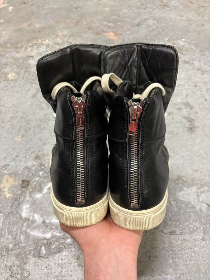 Kris Van Assche Black Leather Laced Sneakers (42eu/us8.5) DLIDyvX 6