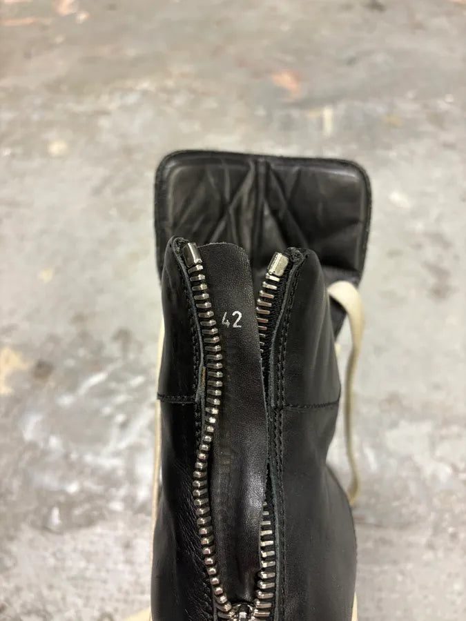 Kris Van Assche Black Leather Laced Sneakers (42eu/us8.5) DLIDyvX 8