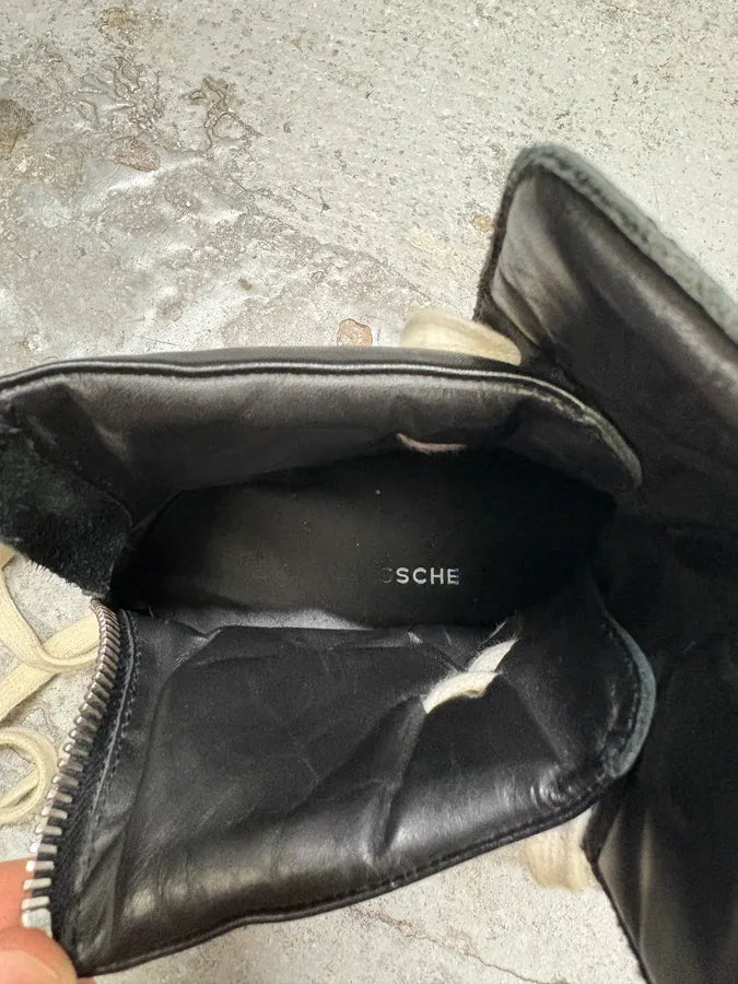 Kris Van Assche Black Leather Laced Sneakers (42eu/us8.5) DLIDyvX 9