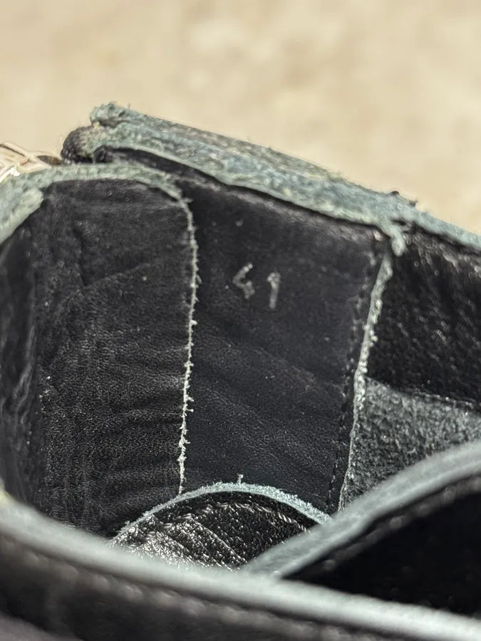 Kris Van Assche Black Megalaced High Leather Sneakers sYHTnjw 7