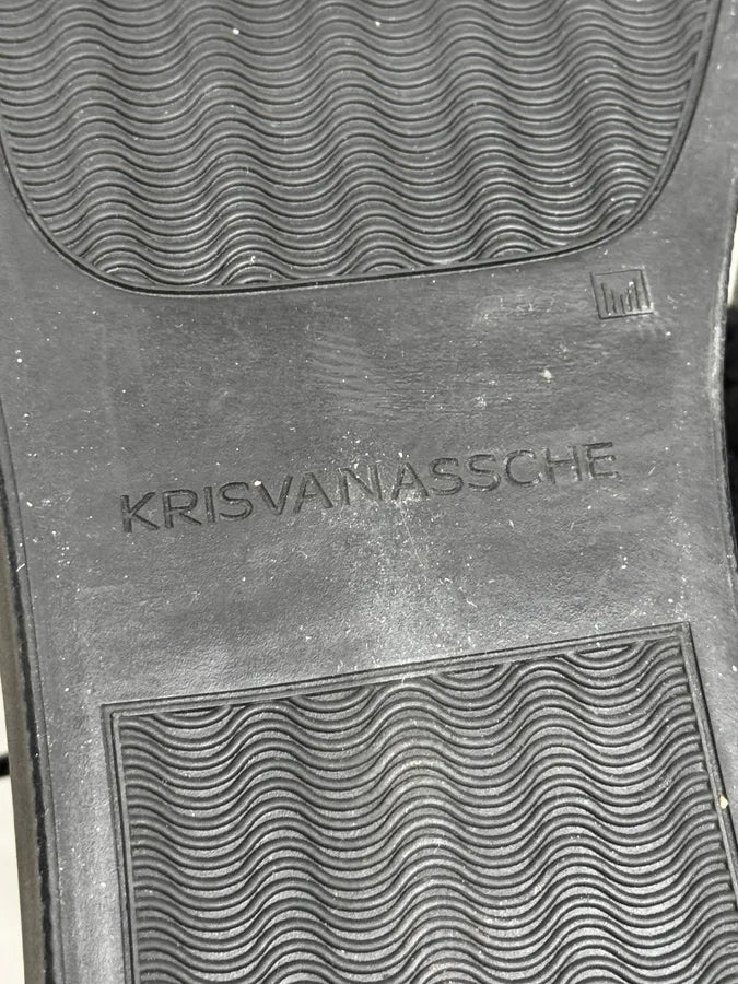 Kris Van Assche Black Megalaced High Leather Sneakers sYHTnjw 6