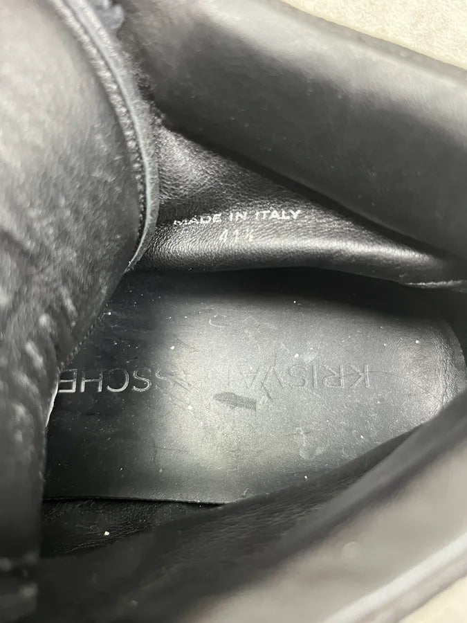 2010s Kris Van Assche Black Suede High Sneakers Sbpwxhz 7