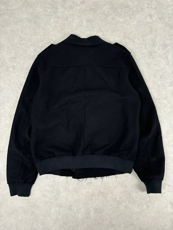 2010s Kris Van Assche Black Wool Double-Breasted Jacket WfIBLfk 4