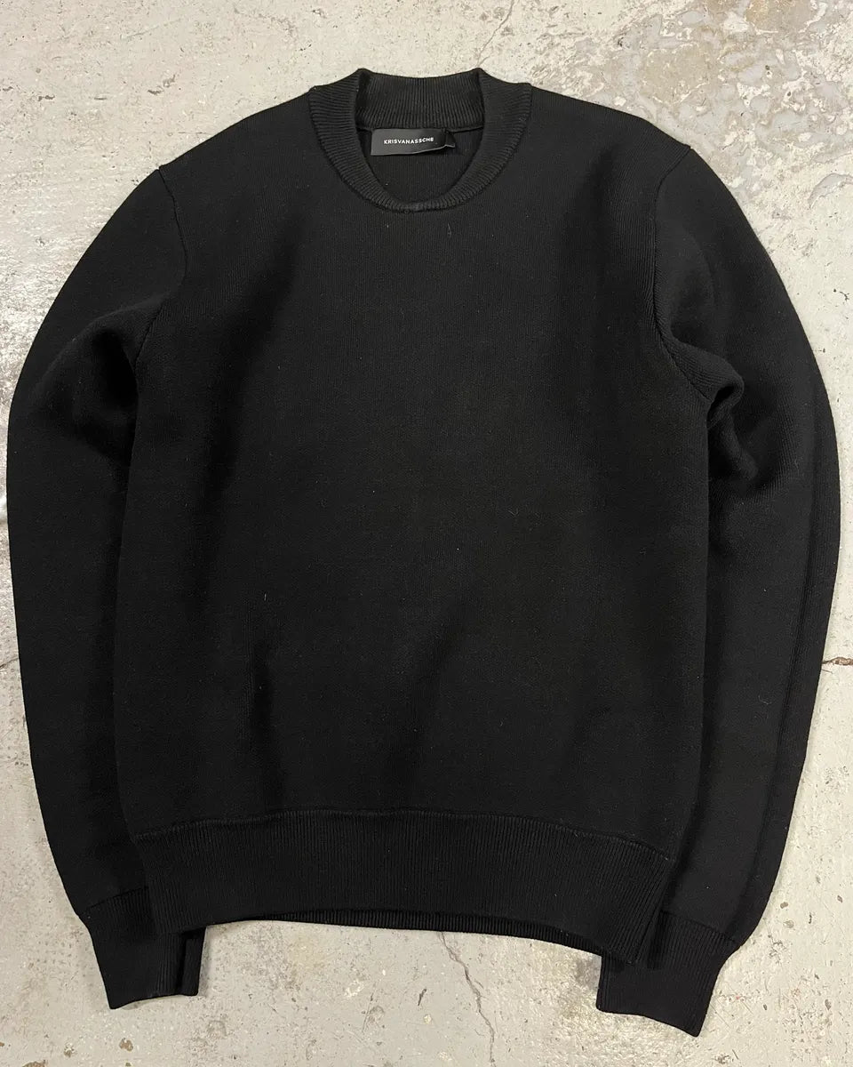 Kris Van Assche Black Wool Sweater XPUTGNS 0