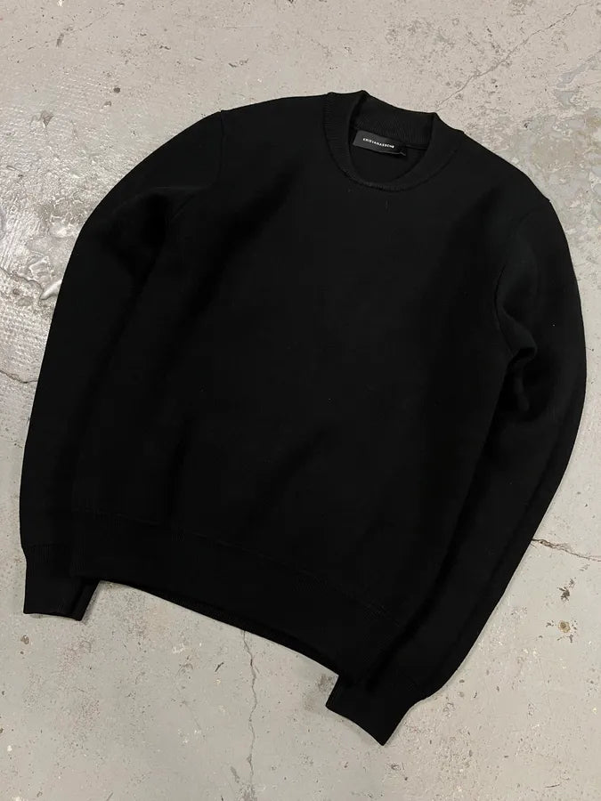 Kris Van Assche Black Wool Sweater XPUTGNS 3