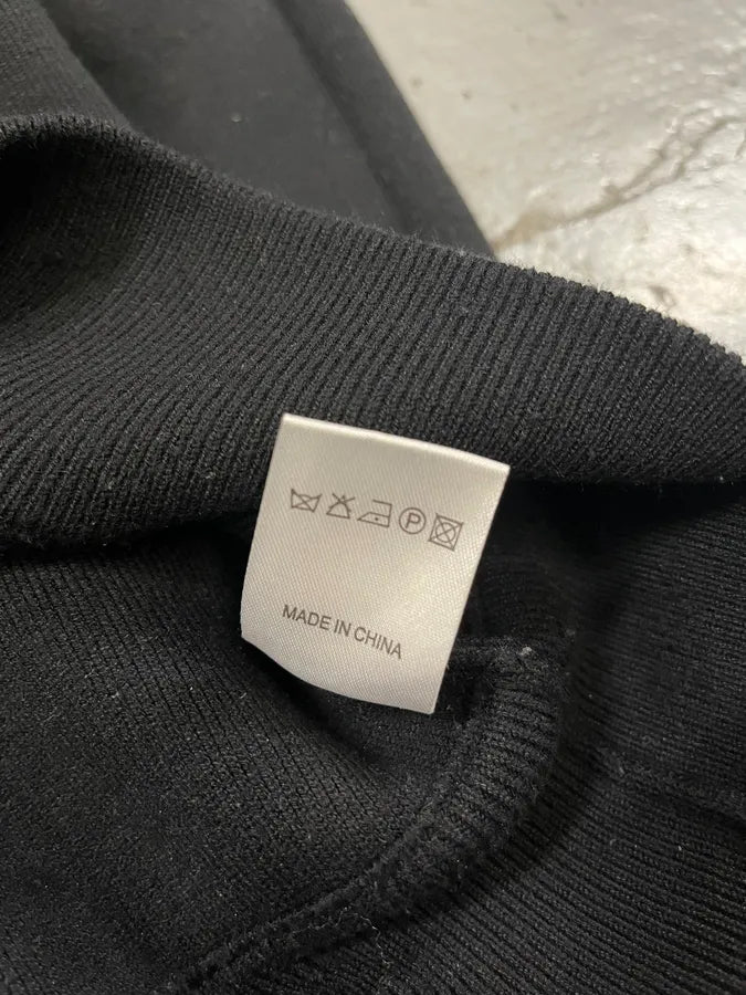 Kris Van Assche Black Wool Sweater XPUTGNS 6