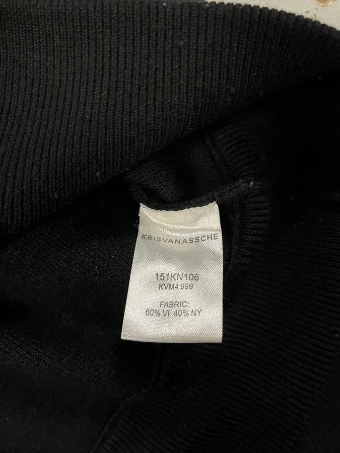 Kris Van Assche Black Wool Sweater XPUTGNS 7