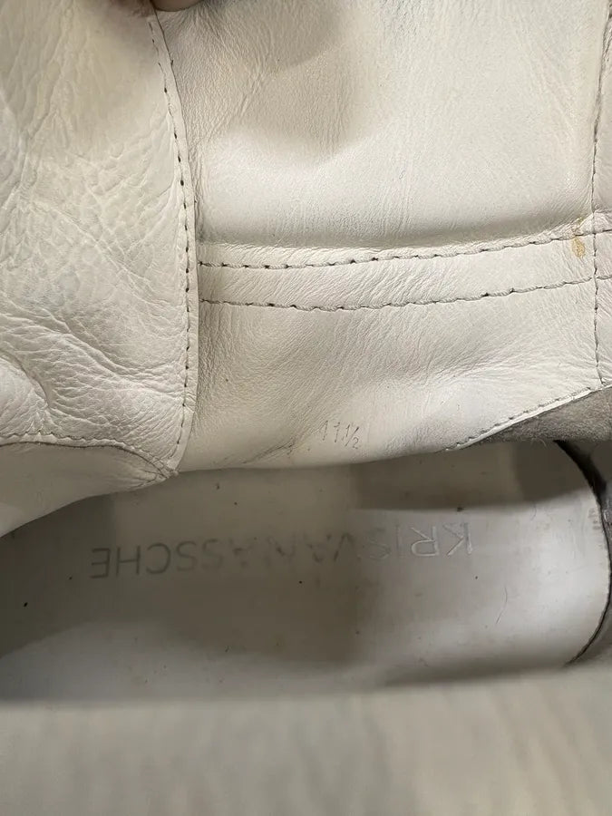 Kris Van Assche Brown Suede Leather Laced High Sneakers (45.5eu/us11.5) gcciRwb 8