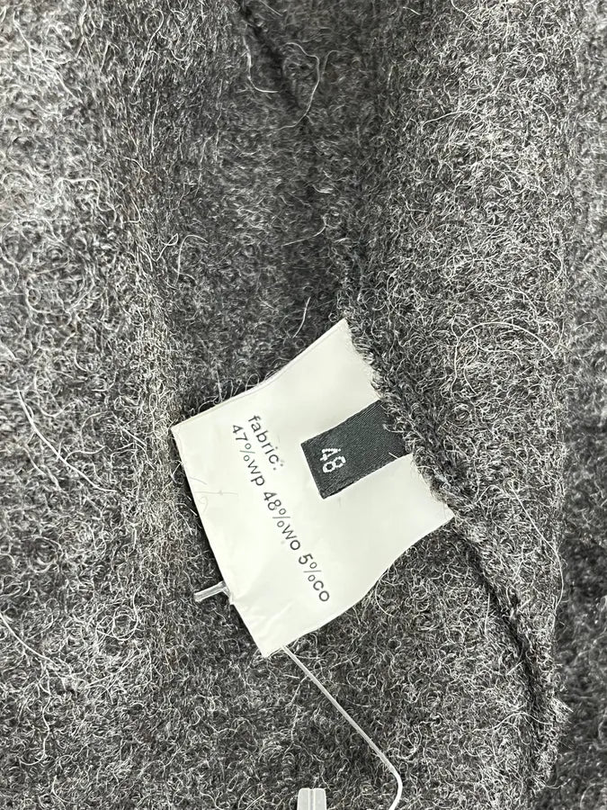 Kris Van Assche Grey Wool Double-Breasted Jacket Vugqhzf 9