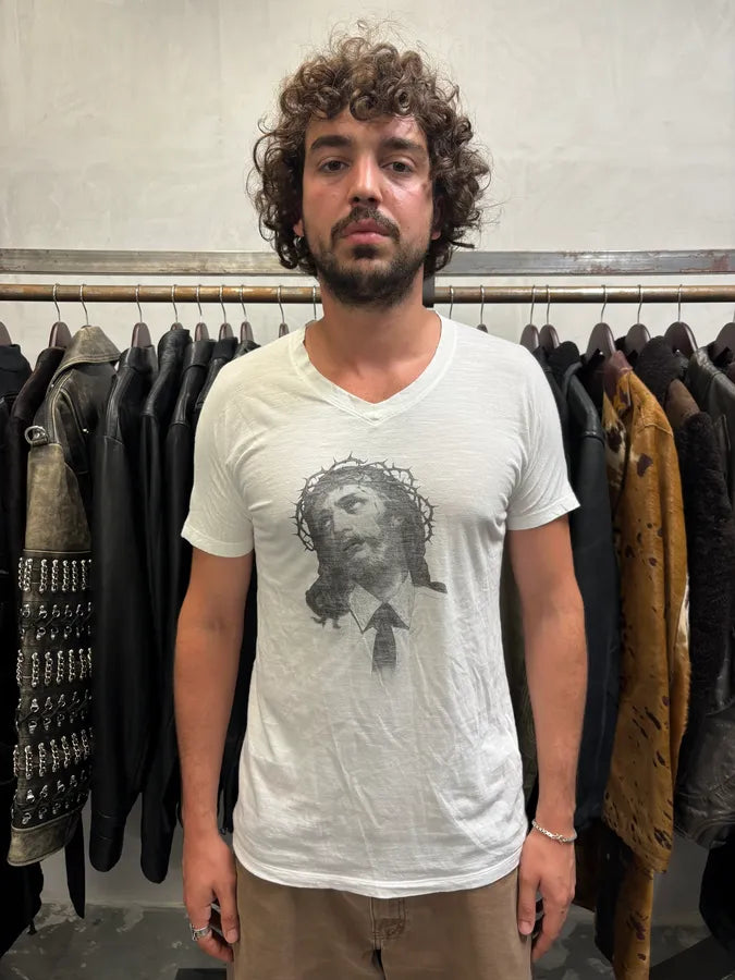 Kris Van Assche Christ White T-Shirt (S/M) yuDKDLE 1