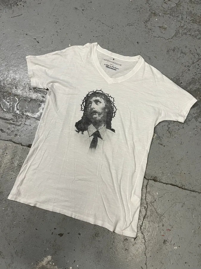 Kris Van Assche Christ White T-Shirt (S/M) yuDKDLE 3