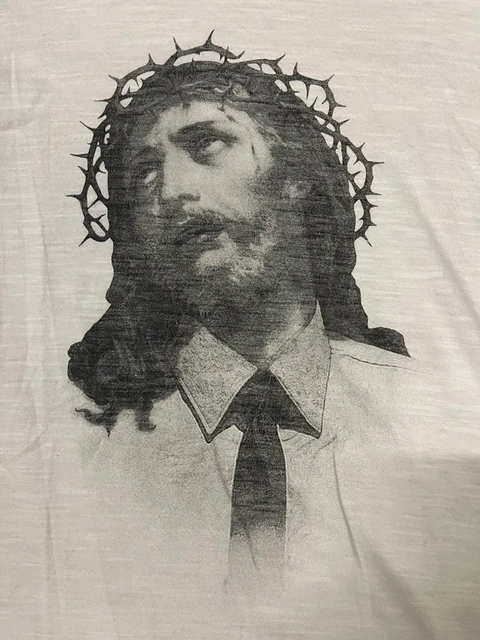 Kris Van Assche Christ White T-Shirt (S/M) yuDKDLE 5