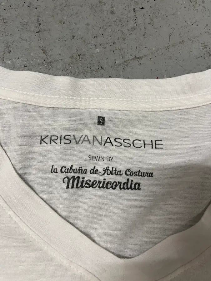 Kris Van Assche Christ White T-Shirt (S/M) yuDKDLE 6