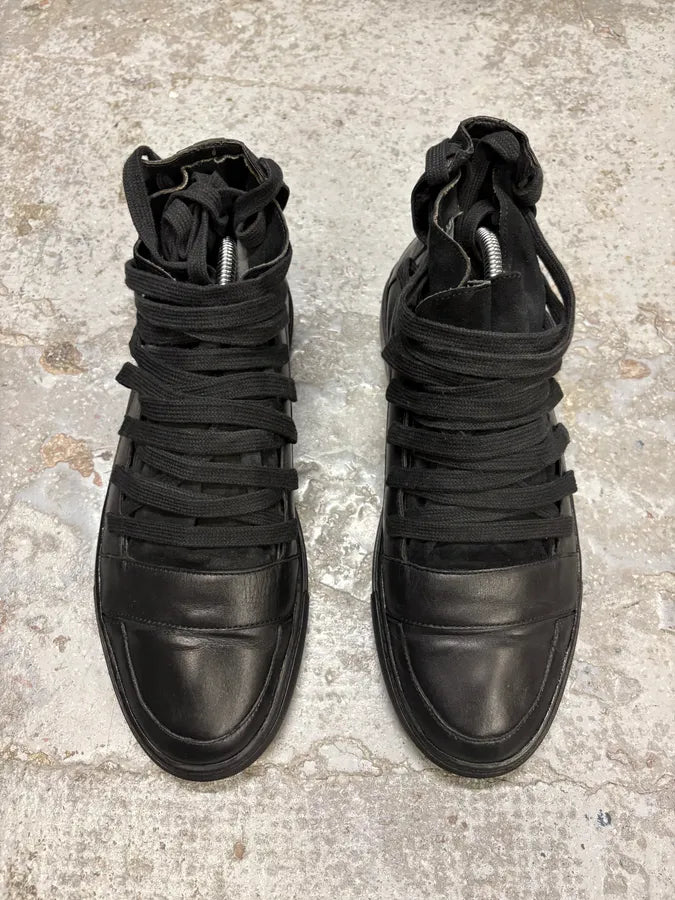 Kris Van Assche Full Black Megaleced Sneakers dbiRVeb 1