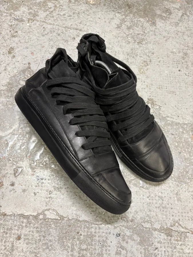 Kris Van Assche Full Black Megaleced Sneakers dbiRVeb 4