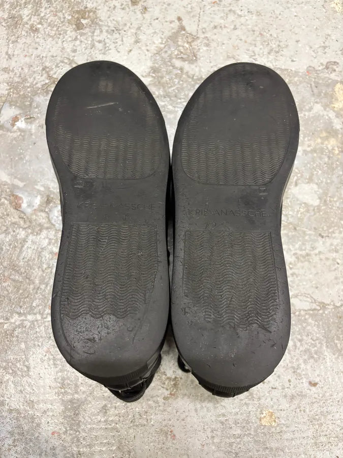 Kris Van Assche Full Black Megaleced Sneakers dbiRVeb 7
