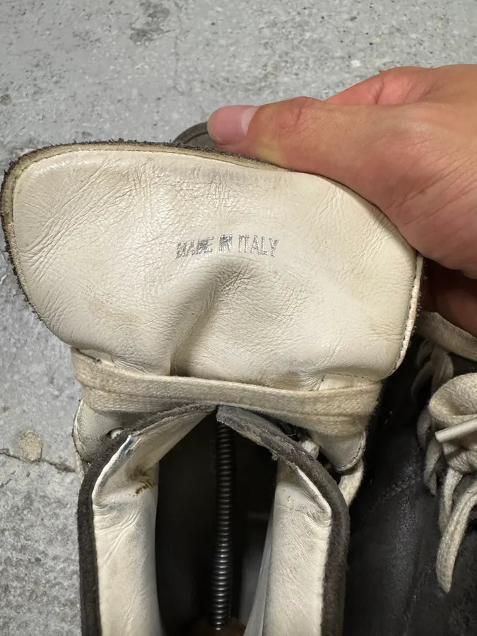 Kris Van Assche Grey Suede Leather High Shoes (44eu/us10) HgcHqYF 6