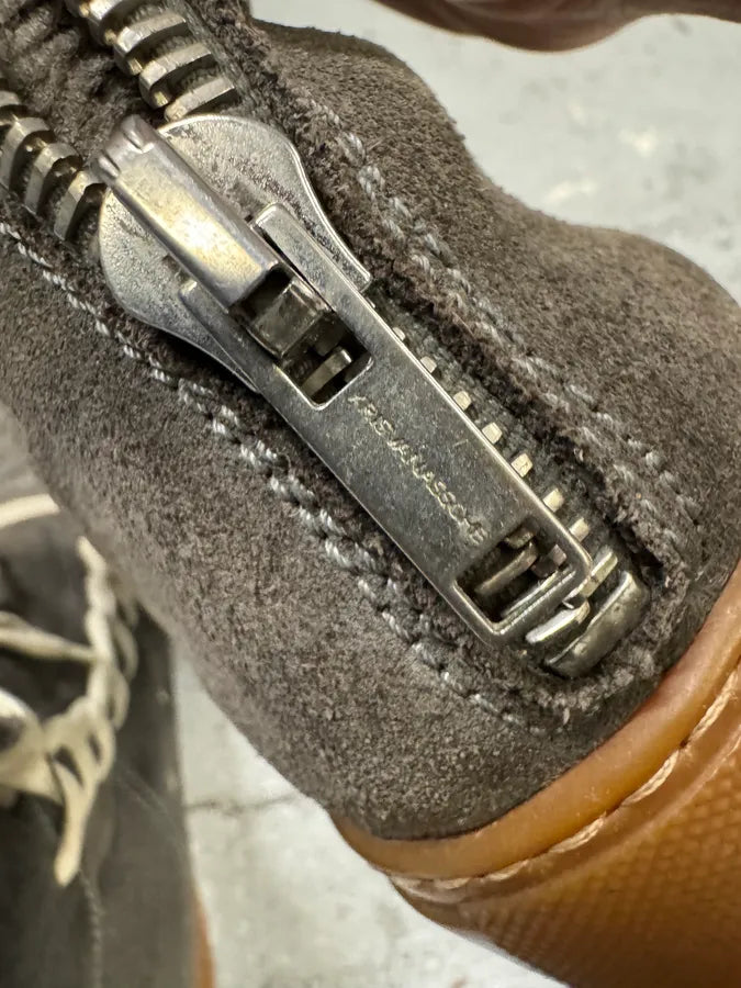 Kris Van Assche Grey Suede Leather High Shoes (44eu/us10) HgcHqYF 7