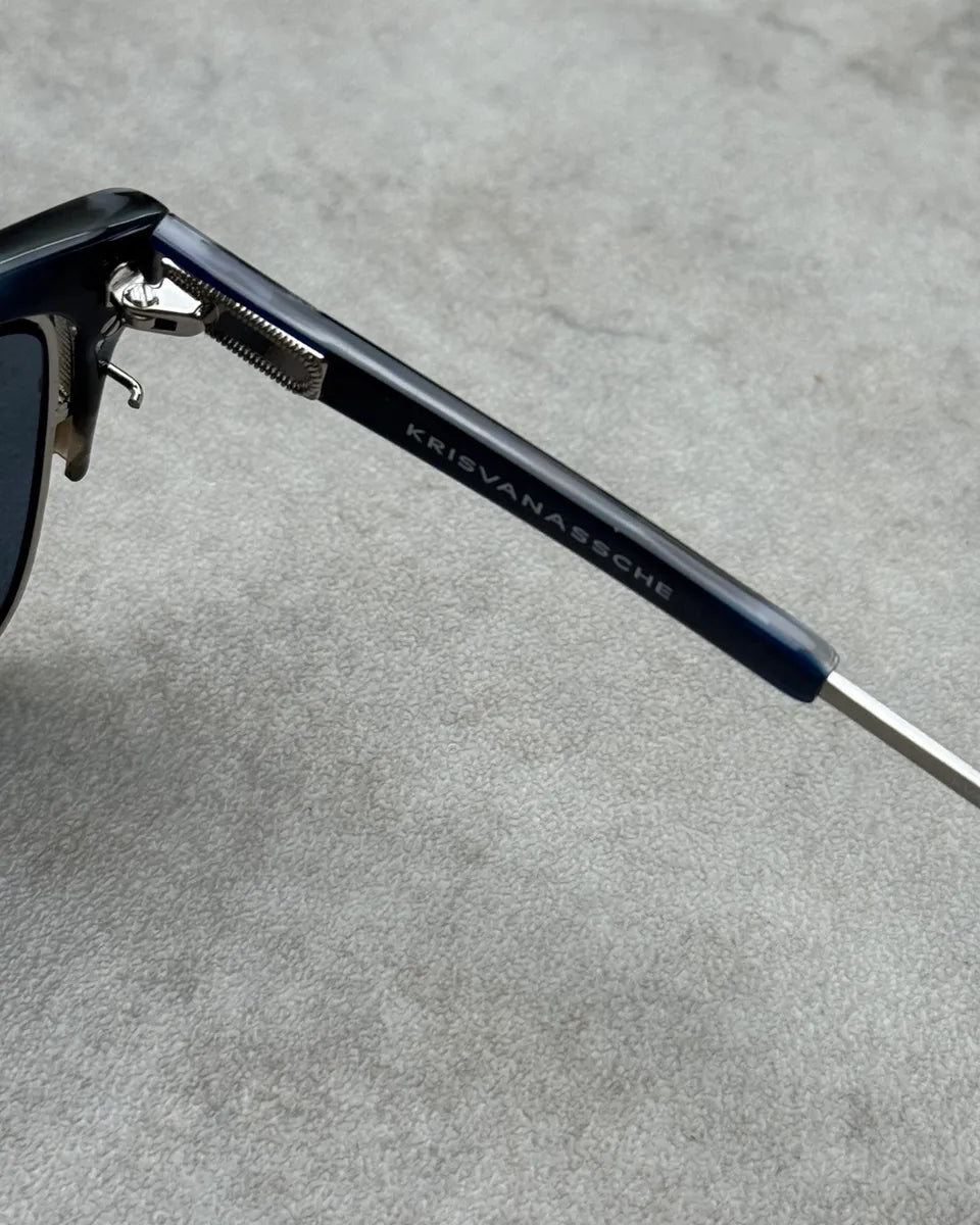 Kris Van Assche Grey Tortoiseshell Acetate Square Sunglasses PPqJngl 7