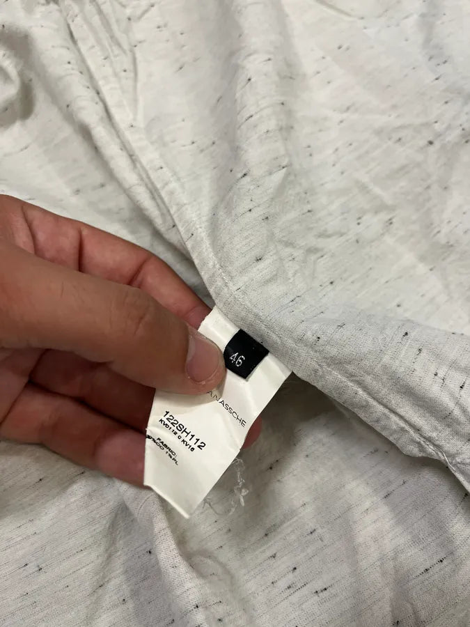 Kris Van Assche Minimalist Pure Grained Shirt (M) yKNaRTP 9