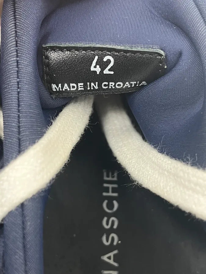 Kris Van Assche Navy & White Megalaced Sneakers mhRcdAE 8