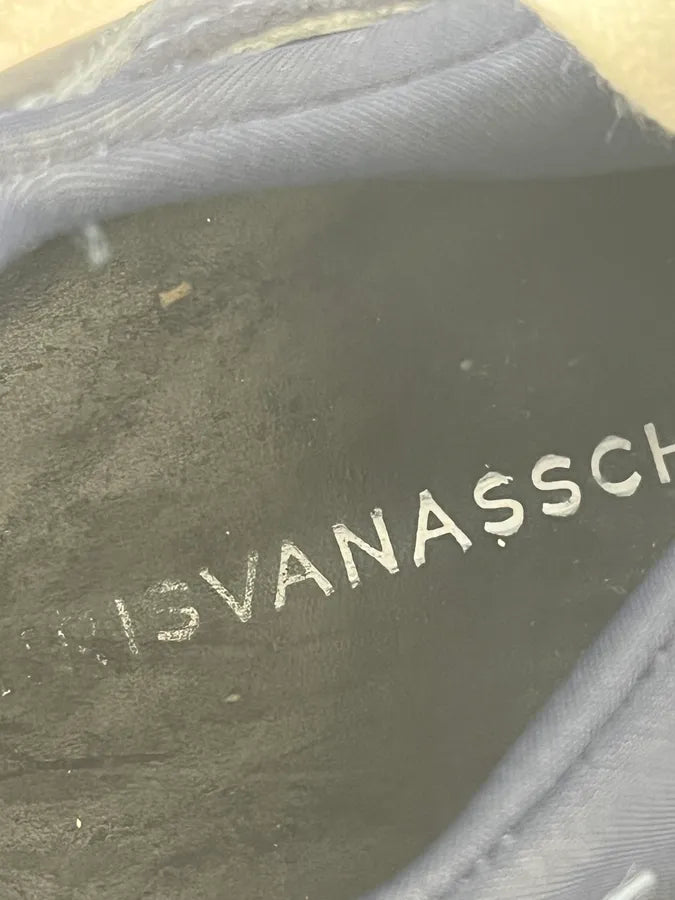 Kris Van Assche Navy & White Megalaced Sneakers mhRcdAE 9