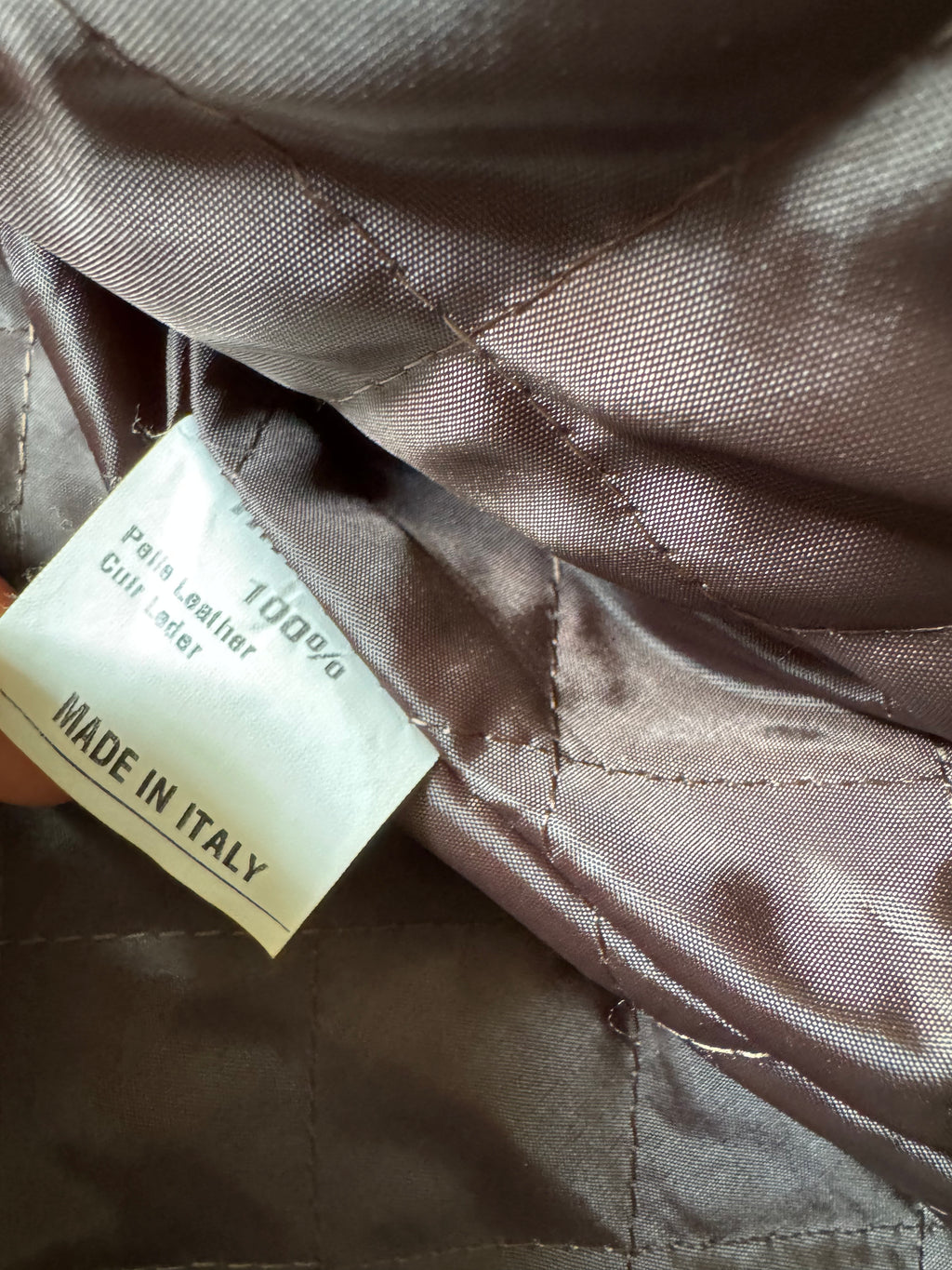 2000s Imperial Brown Fur Leather Cow Jacket  (L) - 8