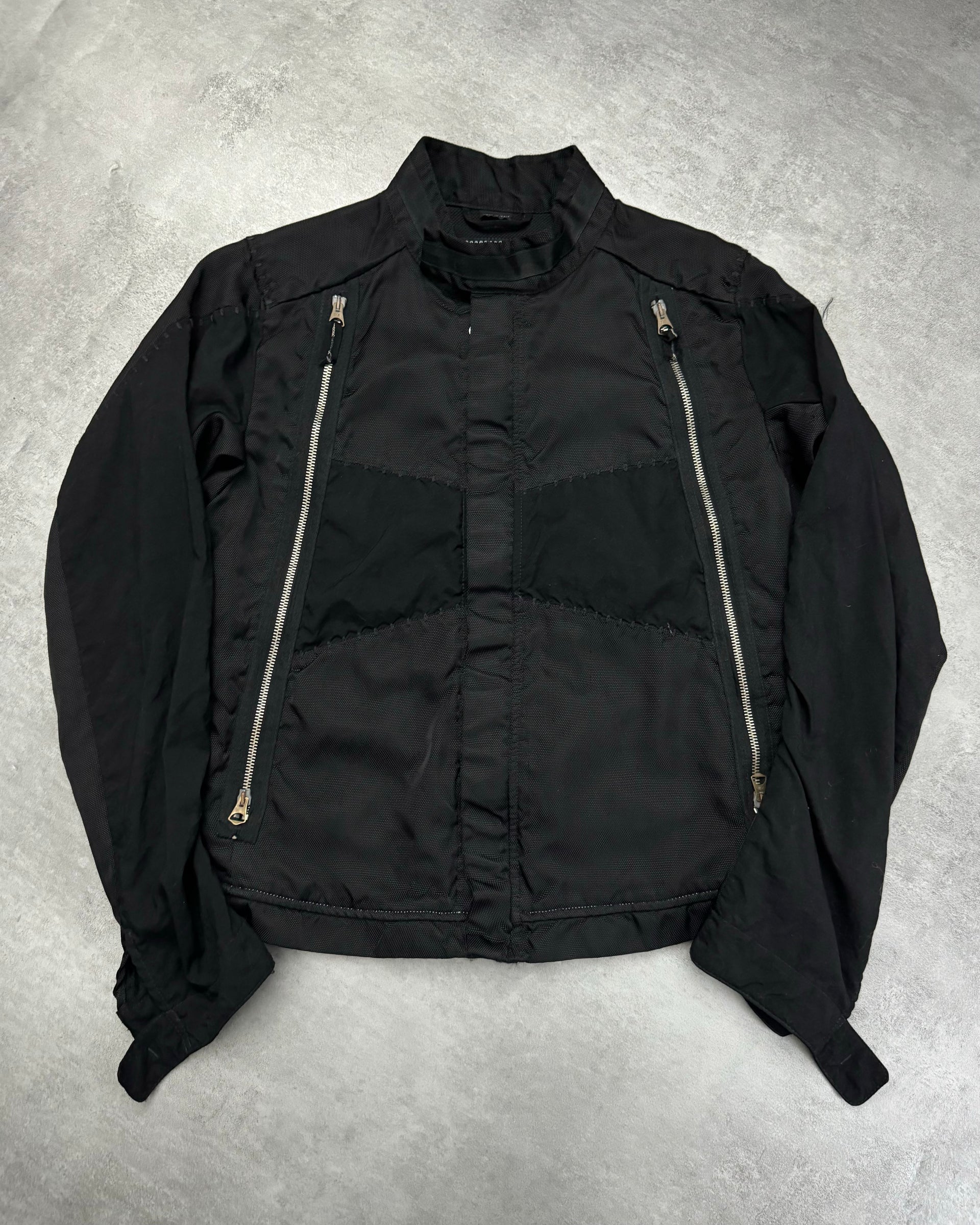 Marithe + François Girbaud Ultimate Zippers Black Jacket – Dolce