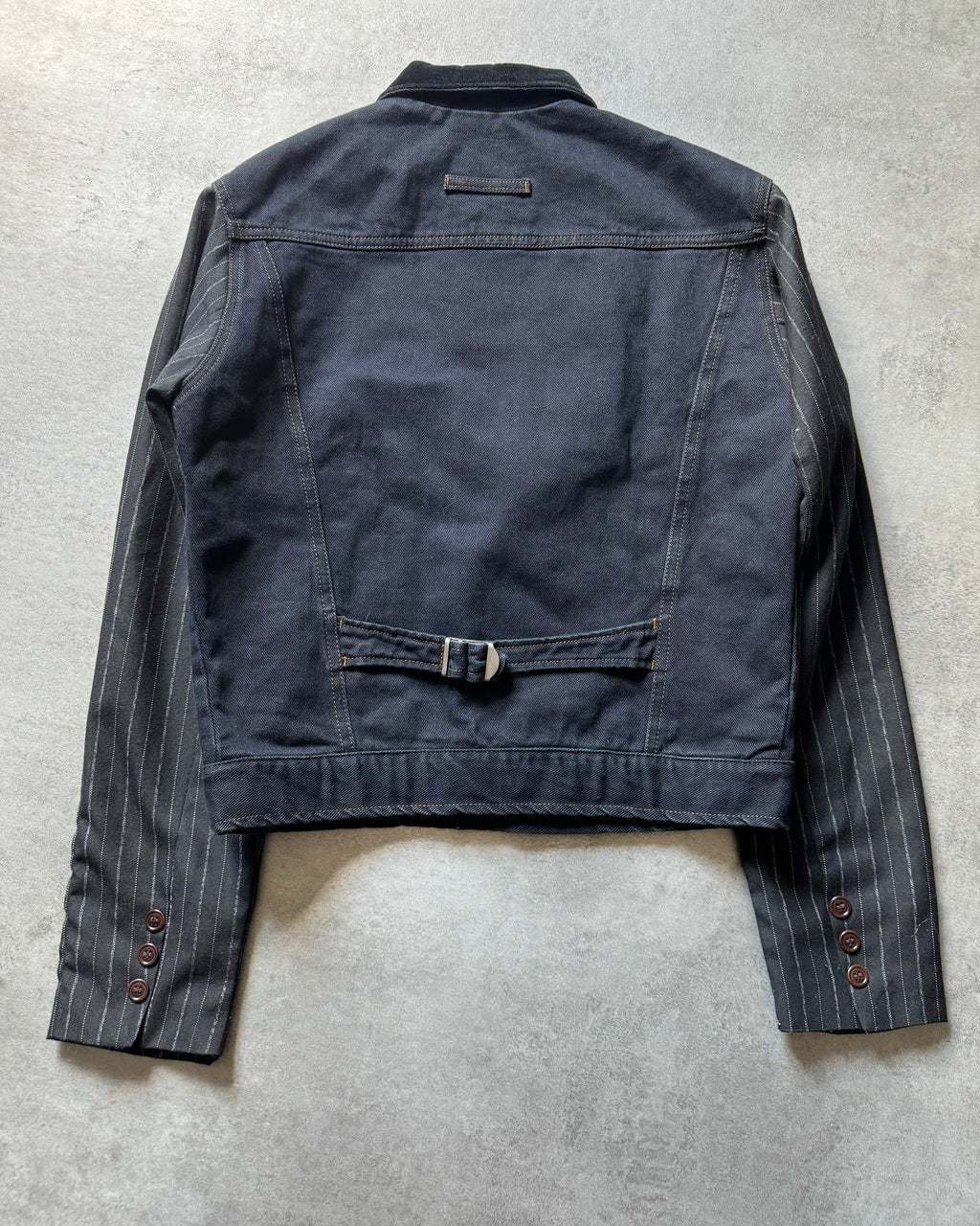 2000s Jean Paul Gaultier Hybride Denim Jacket  (XS) - 3