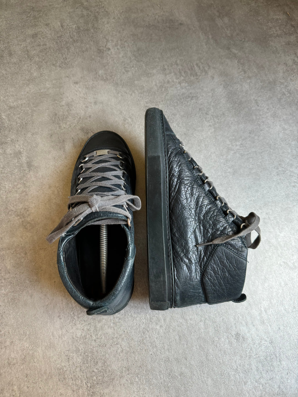 Balenciaga Arena High Blue Leather (40) - 3