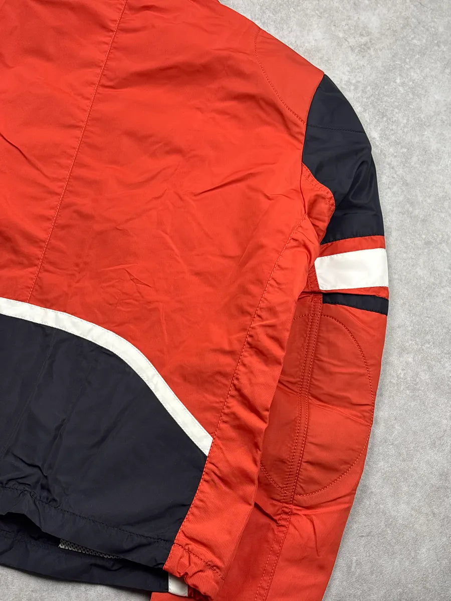 Givenchy Red Nylon Colorblock Moto Light Jacket lHiOiMSk 8