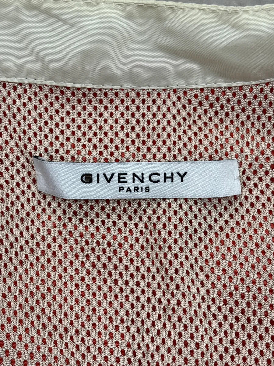 Givenchy Red Nylon Colorblock Moto Light Jacket lHiOiMSk 10