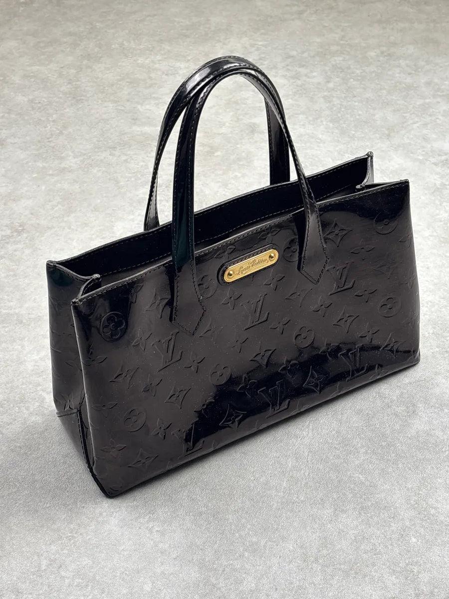 Louis Vuitton Black Patent Leather Monogram Vernis Totebag lNieLjVu 3
