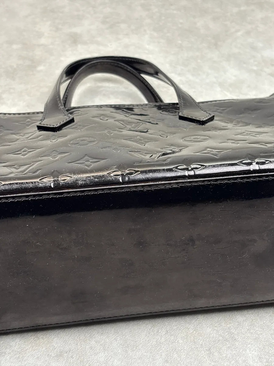 Louis Vuitton Black Patent Leather Monogram Vernis Totebag lNieLjVu 10