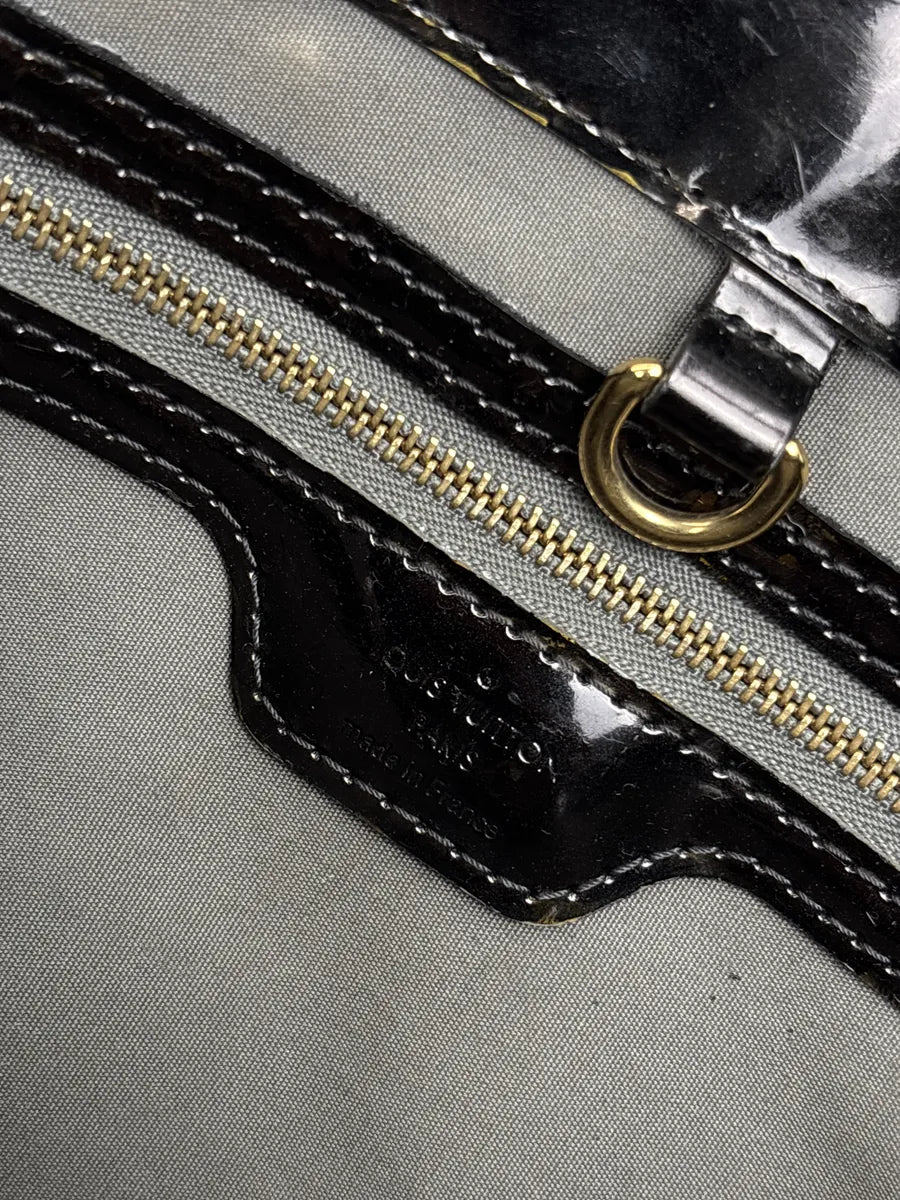 Louis Vuitton Black Patent Leather Monogram Vernis Totebag lNieLjVu 15