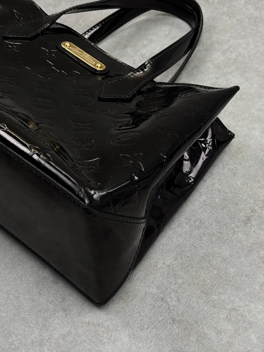 Louis Vuitton Black Patent Leather Monogram Vernis Totebag lNieLjVu 6