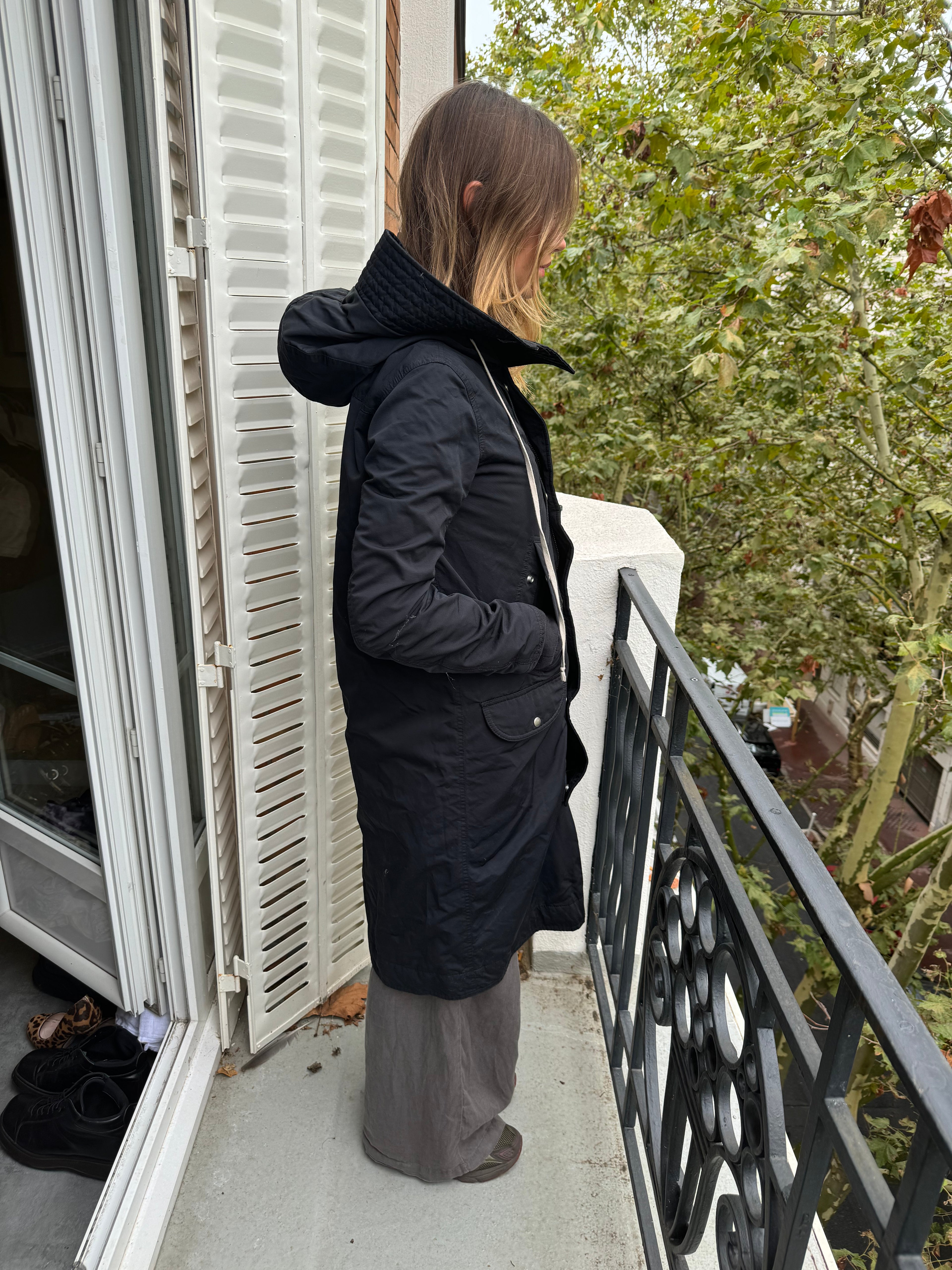 SS2018 Rick Owens DRKSHDW Black Parka Jacket – Dolce Vita Hub