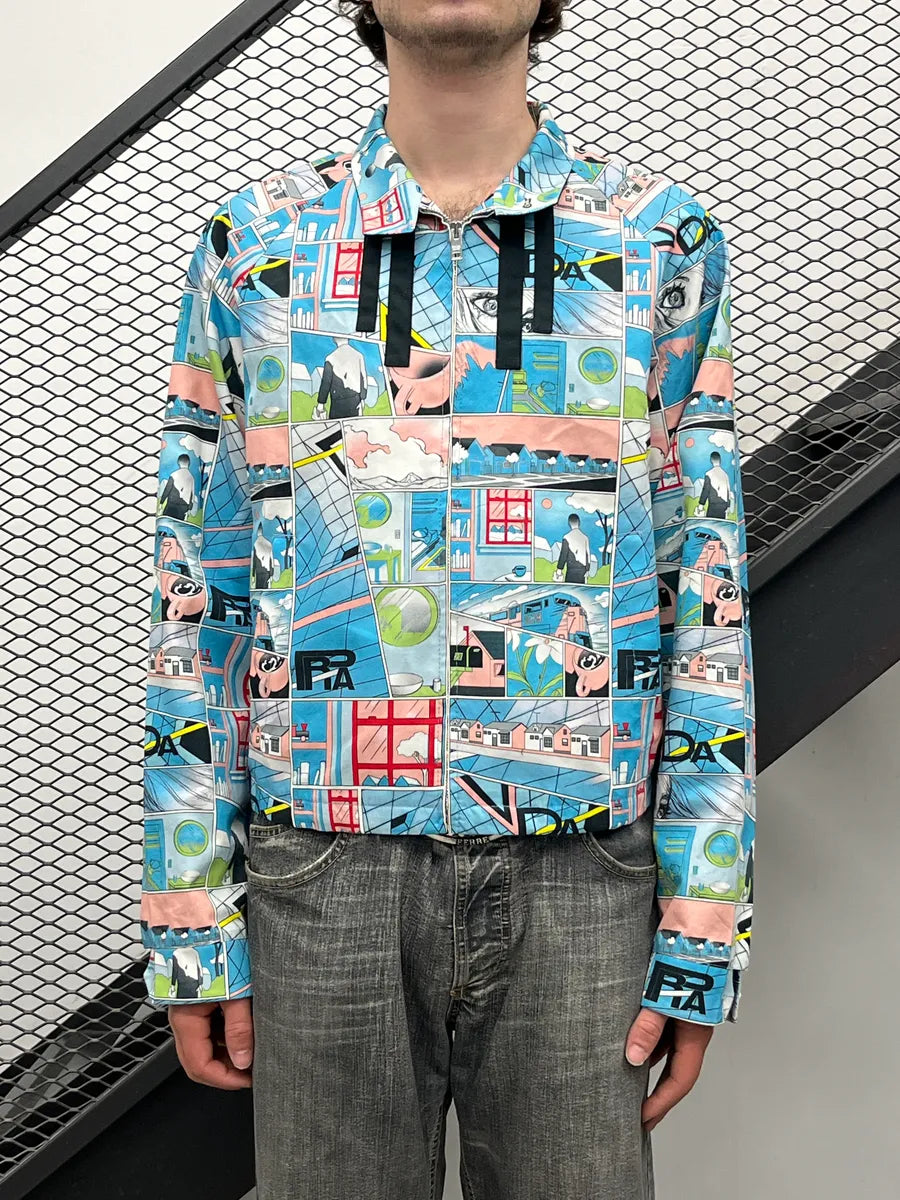 SS2018 Prada Multicolor Comic by James Jean Jacket lRKrmmMn 2