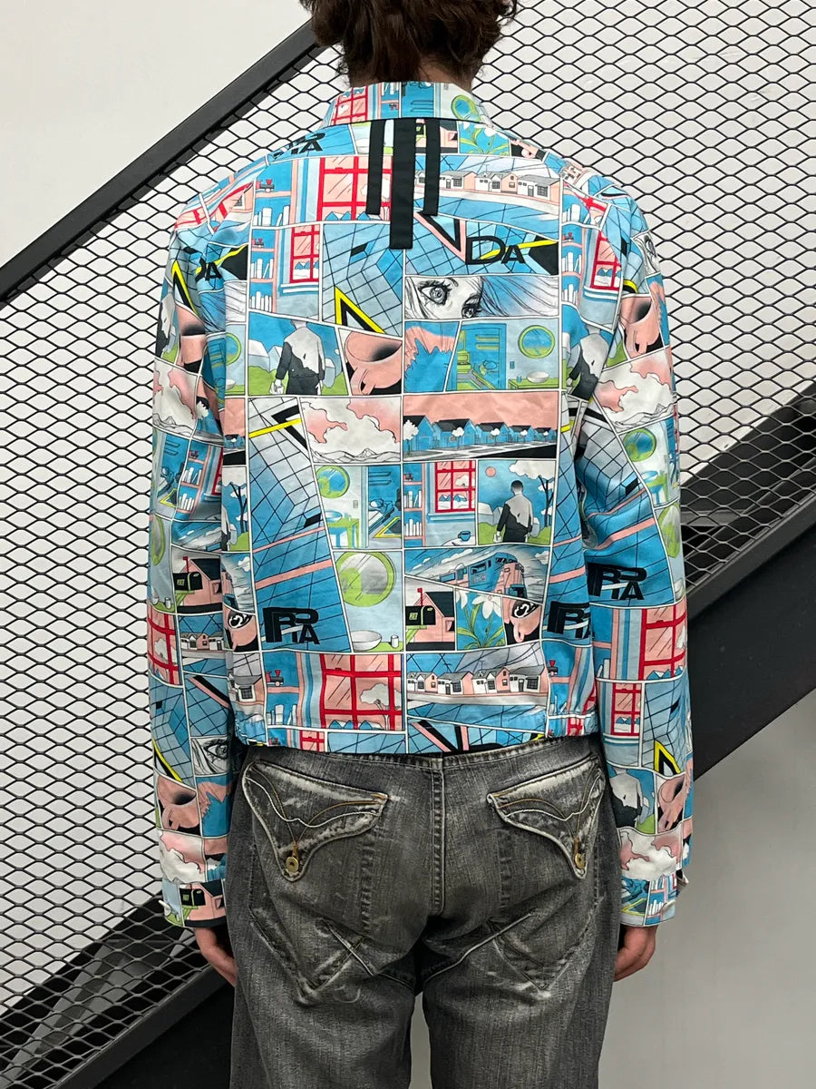SS2018 Prada Multicolor Comic by James Jean Jacket lRKrmmMn 3