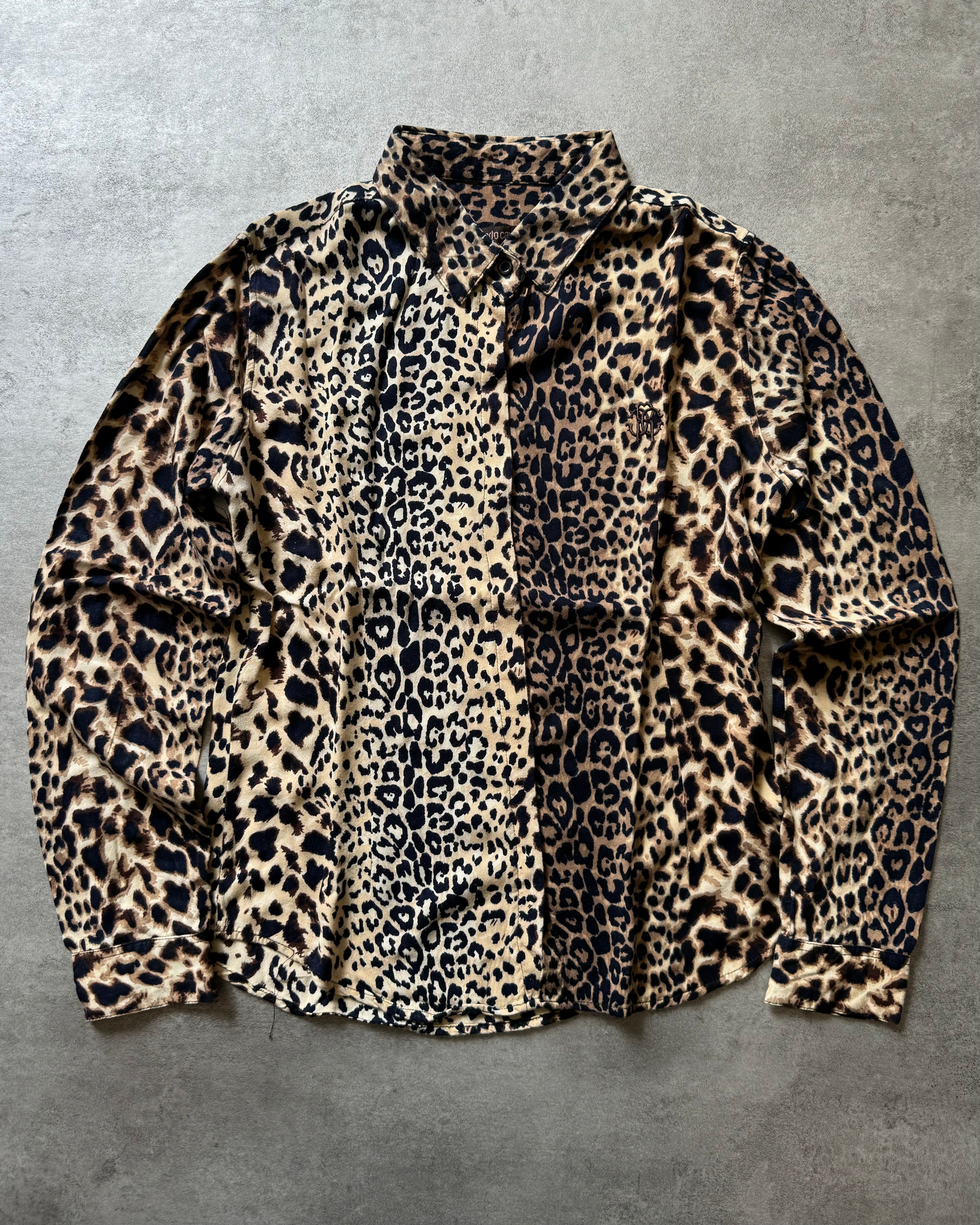 2000s Roberto Cavalli Jaguar Shirt (S) - 8