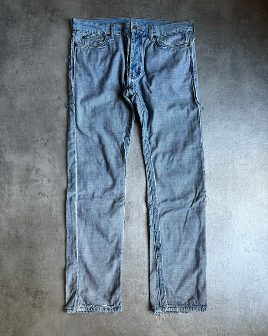 SS2005 Maison Margiela H&M Re-edition Distressed Denim Jeans (M) - 1