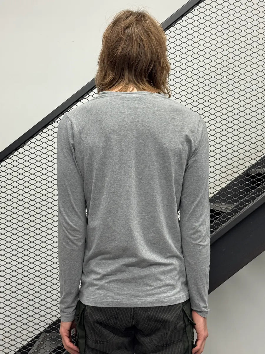 Lagerfeld Triple Face Grey Longsleeve zqSfsLp 2