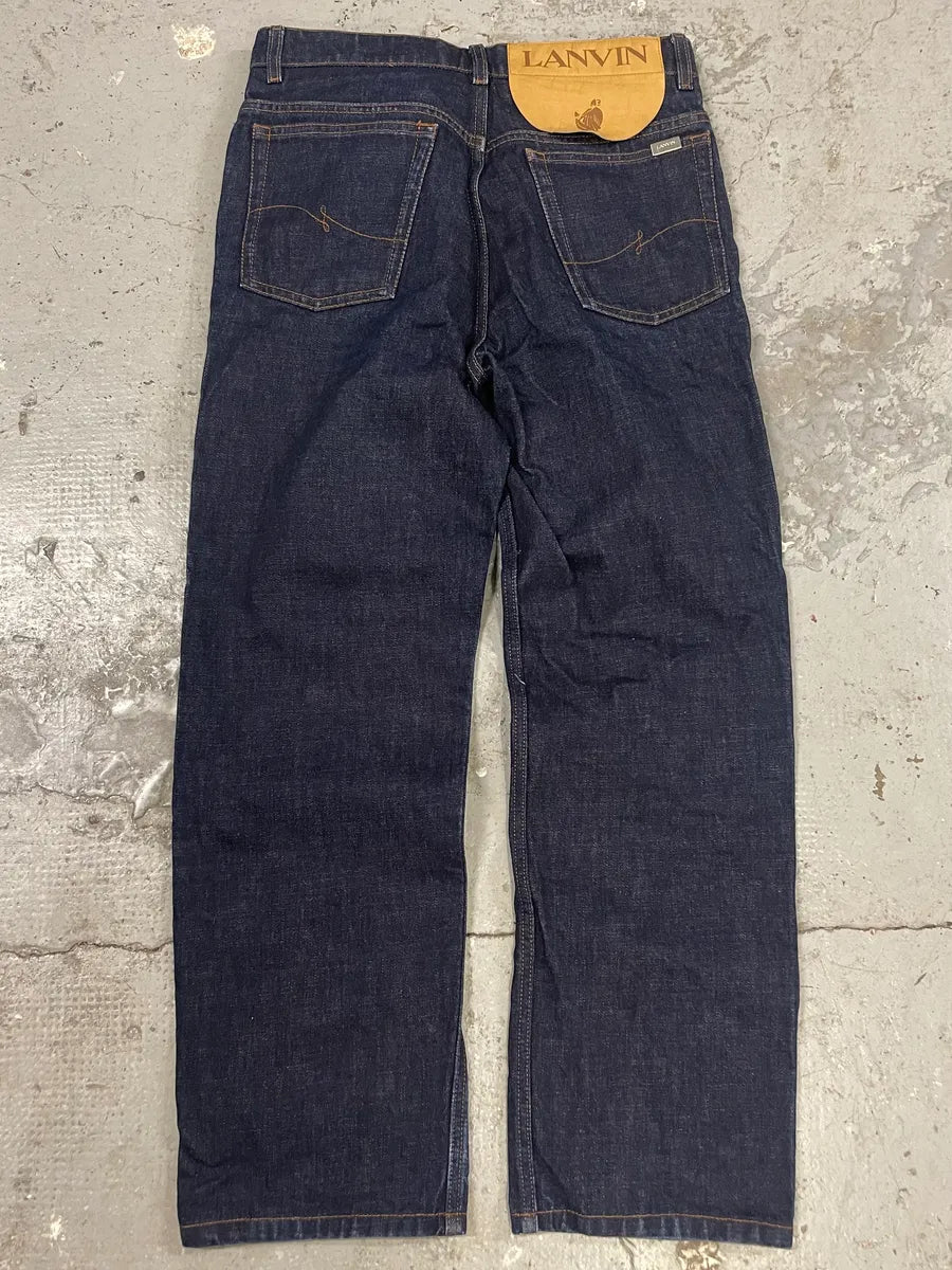 Lanvin Brut Denim Straight Jeans SswLyUb 3